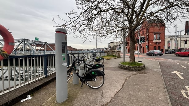 Active travel bike station, Cork city