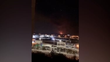 Drones target fuel tank at Kuwait International Airport