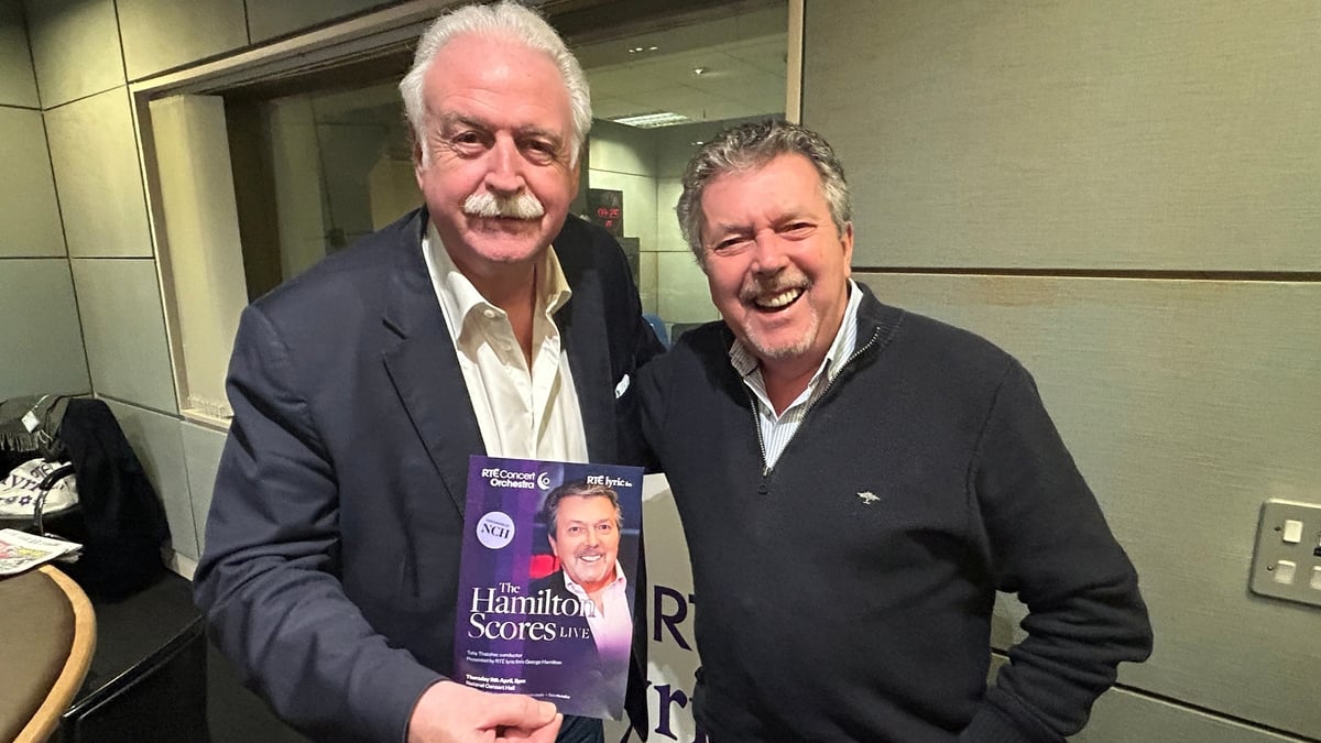 The one and only George Hamilton is in Studio