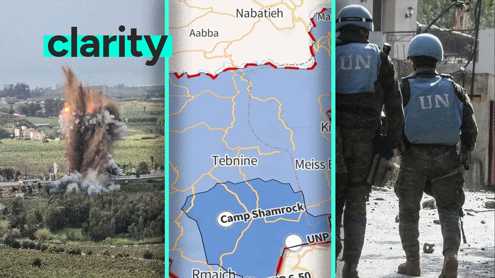 Mapped: Military activity in the Irish AOR in southern Lebanon