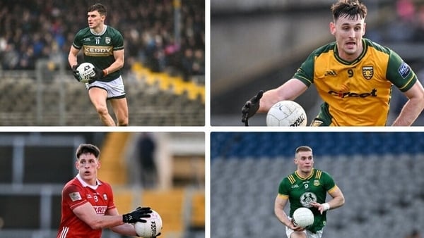 Clockwise: Seanie O'Shea (Kerry), Michael Langan (Donegal, Jack Flynn (Meath) and Com O'Callaghan (Cork)
