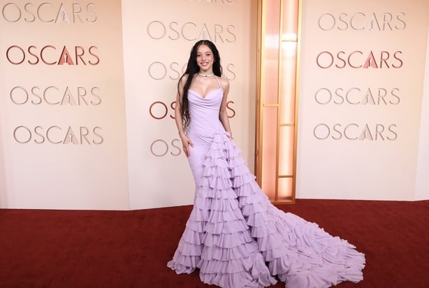 Hollywood star on red carpet