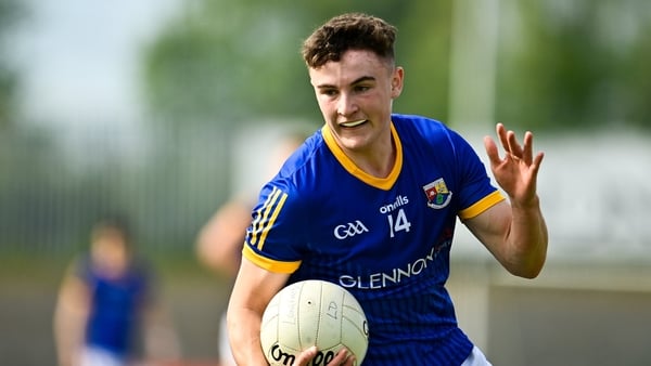 28 May 2022; Daniel Reynolds of Longford during the Tailteann Cup Round 1 match between Longford and Fermanagh at Glennon Brothers Pearse Park in Longford. Photo by Sam Barnes/Sportsfile
