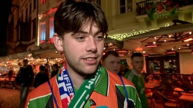 Fans in Prague react to end of Ireland's World Cup dream