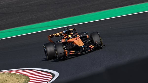 Oscar Piastri drives during the second practice session ahead of the Formula One Japanese Grand Prix at the Suzuka circuit in Suzuka, Mie prefecture on March 27, 2026. (Photo by ANDREW CABALLERO-REYNOLDS / AFP)