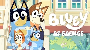 Bluey as Gaeilge is streaming now on RTÉ Player!