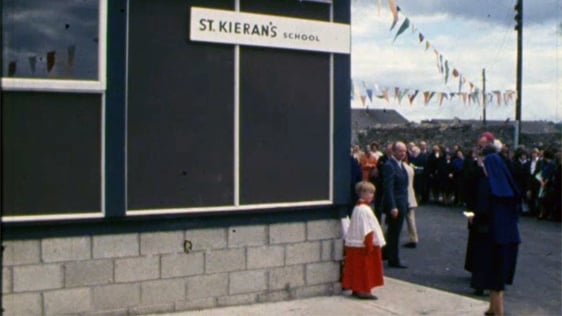 The official opening of the rebuilt St Kieran's School for Traveller children in Bray, County Wickl…