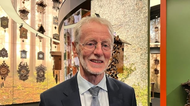 Eamonn McEneaney at the clocks museum 