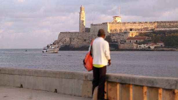 LA HABANA, CUBA - MARCH 24: People celebrate holding flags who arrive from several countries with the first ship of the humanitarian convoy in solidarity with Cuba, in Havana, Cuba, on March 24, 2026. The ship docked at the Havana port where a large crowd awaited them. (Photo by Angelo Mastrascusa/A