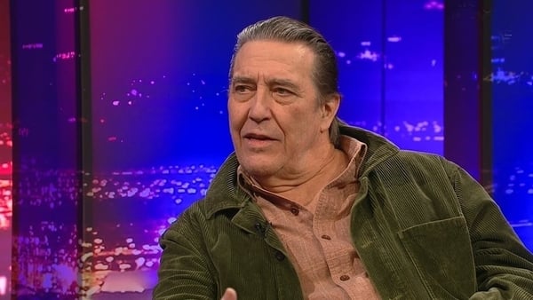 Ciarán Hinds was the final guest of the night on Friday's Late Late Show