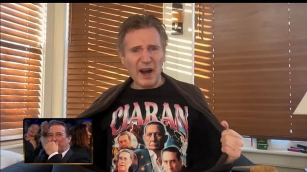 Liam Neeson tribute to Ciaran Hinds