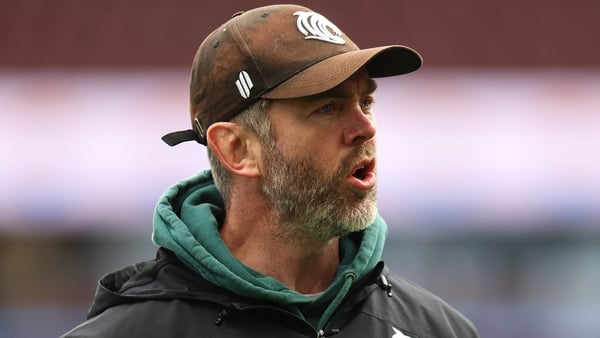 BIRMINGHAM, ENGLAND - MARCH 28: Geoff Parling, Head Coach of Leicester Tigers looks on prior to the Gallagher PREM match between Gloucester Rugby and Leicester Tigers at Villa Park on March 28, 2026 in Birmingham, England. (Photo by Nathan Stirk/Getty Ima