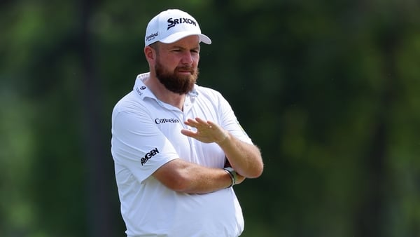 HOUSTON, TEXAS - MARCH 27: Shane Lowry of Ireland looks on from the fifth green during the second round of the Texas Children's Houston Open 2026 at Memorial Park Golf Course on March 27, 2026 in Houston, Texas. (Photo by Jordan Bank/Getty Images)