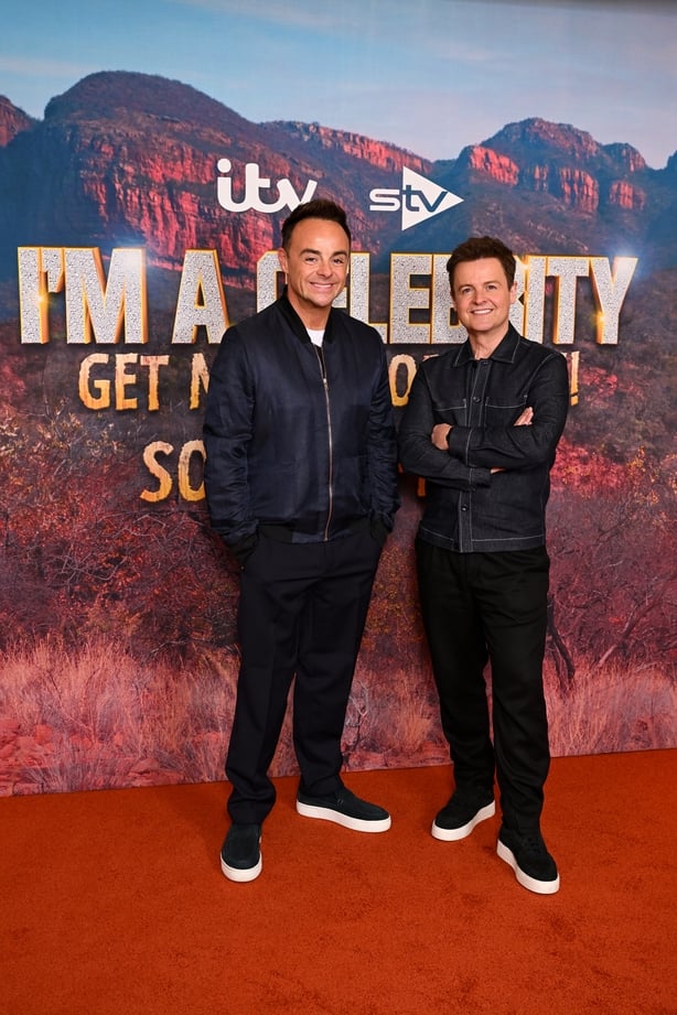 LONDON, ENGLAND - MARCH 09: Ant McPartlin and Declan Donnelly attend the "I'm a Celebrity... South Africa" 2026 Photocall at the Ham Yard Hotel on March 09, 2026 in London, England. (Photo by Jeff Spicer/Getty Images)