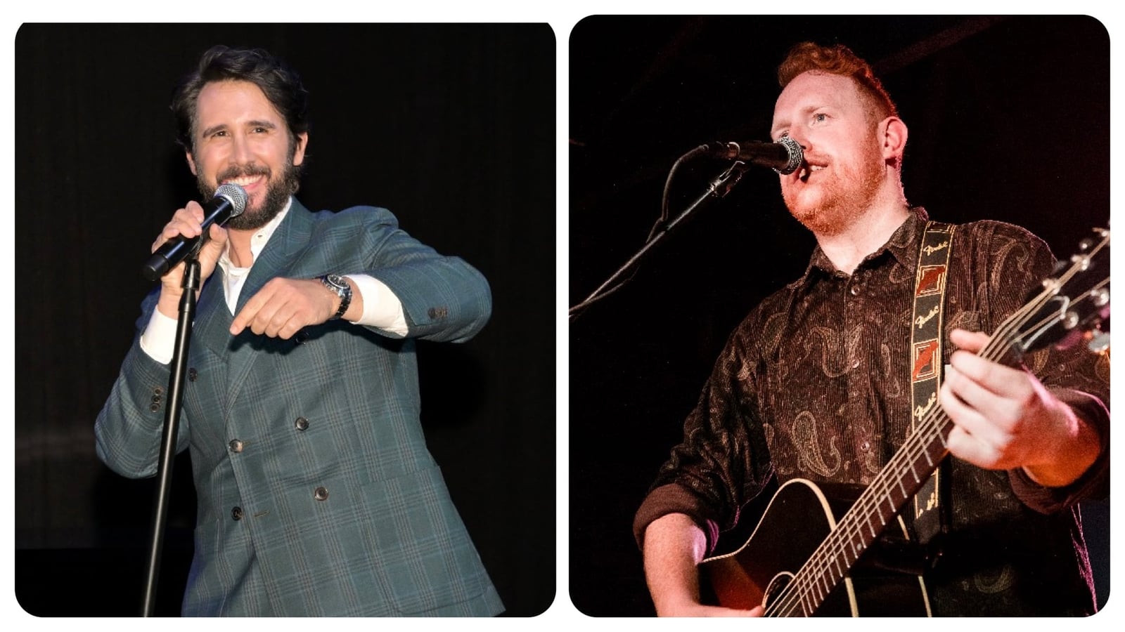 Groban praises James for his 'talent' after Dublin gig