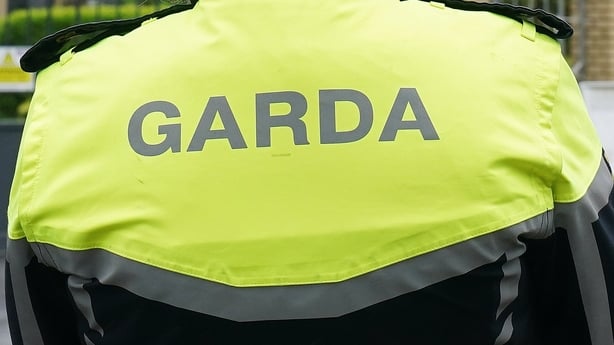 a close up of a garda uniform