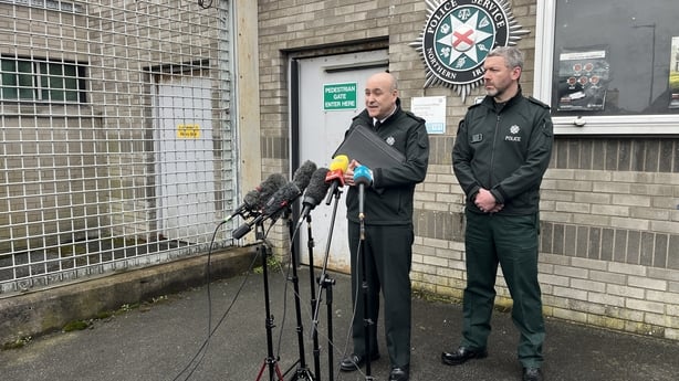 A PSNI press briefing 