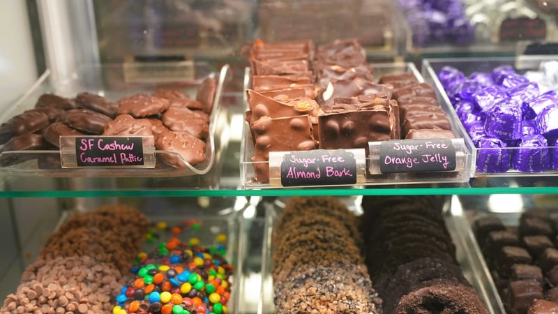Candy at the farmers market on display (Photo by Vito Natale on Unsplash)