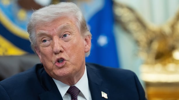US President Donald Trump speaks during an executive order signing in the Oval Office of the White House in Washington, DC, US, on Tuesday, March 31, 2026. Trump signed an executive order Tuesday intended to make it harder for voters to cast mail-in ballots, escalating his long-running campaign agai