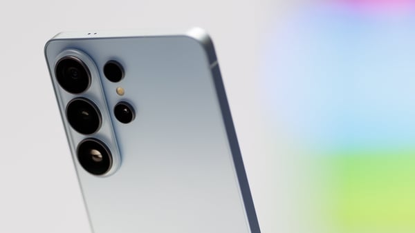 A Samsung Electronics Co. Galaxy S26 Ultra smartphone displayed at the company's annual general meeting in Suwon, South Korea, on Wednesday, March 18, 2026. Samsung has begun rolling out the Galaxy S26 Ultra, with a new Privacy Display and a range of new