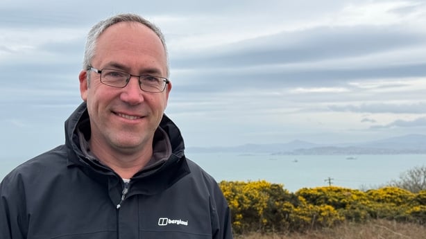 a photograph of hans visser who is the biodiversity officer for fingal county council