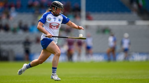 Orla Hickey of Waterford during the Glen Dimplex Senior Camogie All-Ireland Championship quarter-final match between Galway and Waterford at Croke Park in Dublin.