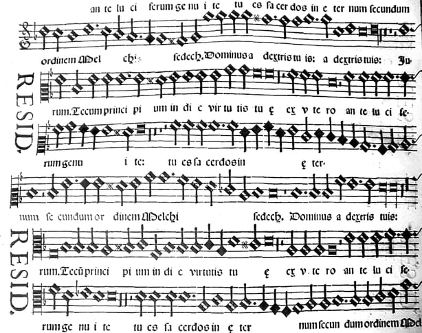 Music composed by Tomas Luis da Victoria. Luis de Victoria, sometimes Italianised da Vittoria (1548 - 27 August 1611 ), was the most famous composer of the 16th century in Spain. (Photo by: Photo 12/Universal Images Group via Getty Images)