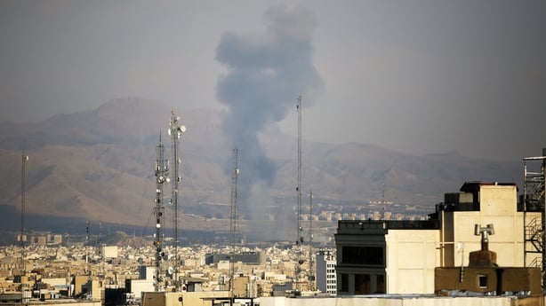 TEHRAN, IRAN - APRIL 1: Smoke rises over residential area following the US and Israeli attack in Tehran, Iran on April 1, 2026. (Photo by Fatemeh Bahrami/Anadolu via Getty Images)