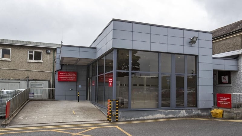 Exterior view of the emergency department of Our Lady's Hospital navan