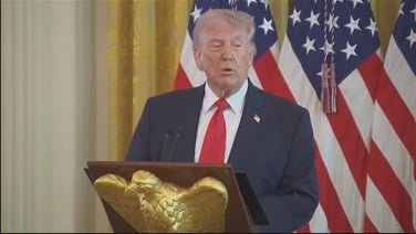 Trump takes aim at French President over Iran war