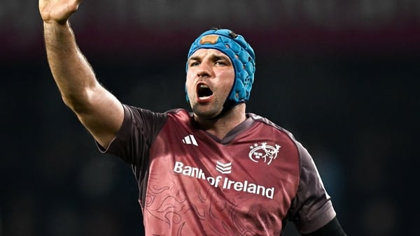 17 January 2026; Tadhg Beirne of Munster during the Investec Champions Cup match between Munster and Castres Olympique at Thomond Park in Limerick. Photo by Seb Daly/Sportsfile