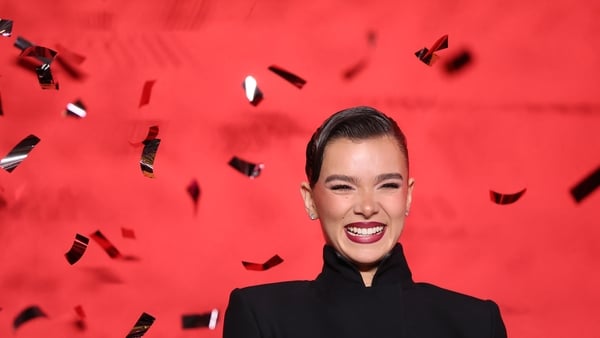 Hailee Steinfeld smiles during the red carpet for the movie Sinners at Plaza Universidad on 31 March, 2025 in Mexico City, Mexico. (Photo by Hector Vivas/Getty Images)