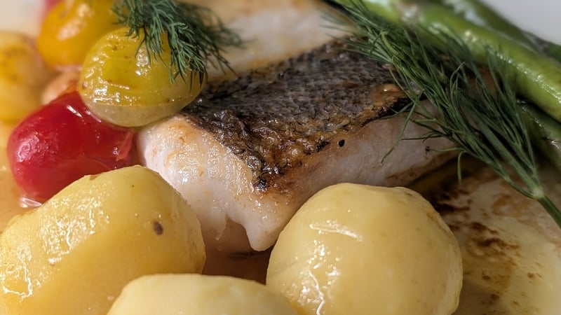 Paul Flynn's hake with asparagus: Today