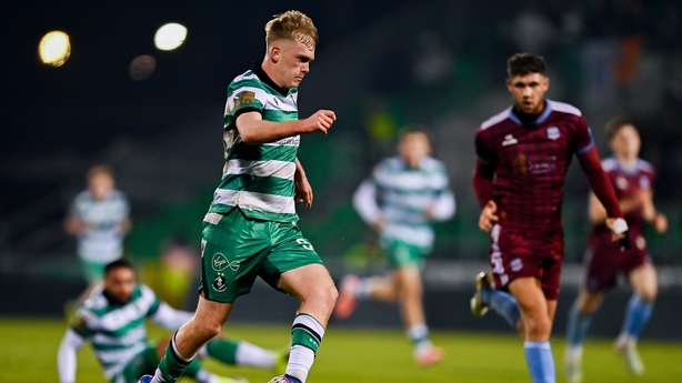 20 March 2026; Michael Noonan of Shamrock Rovers during the SSE Airtricity Men's Premier Division match between Shamrock Rovers and Galway United at Tallaght Stadium in Dublin. Photo by Tyler Miller/Sportsfile