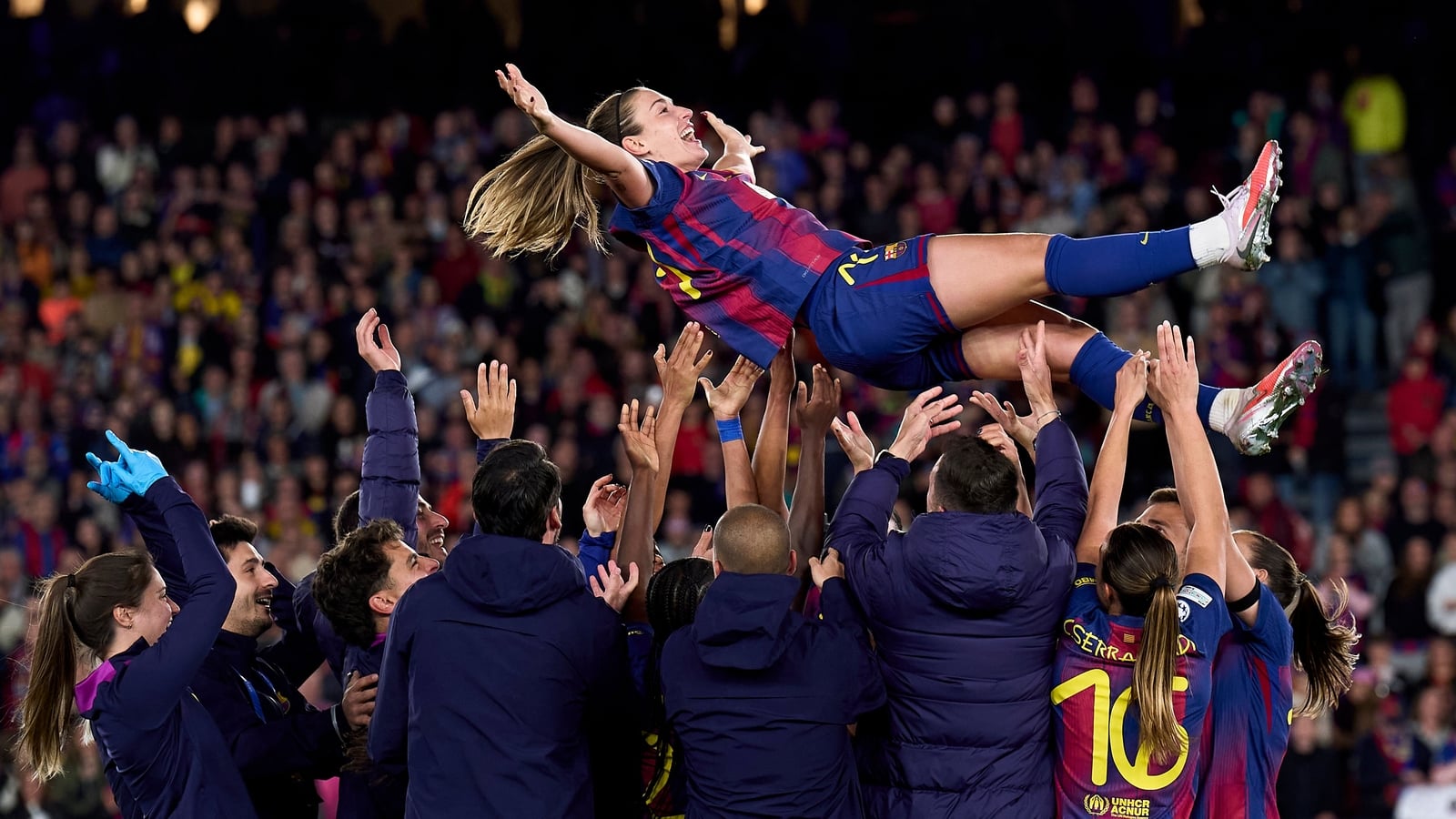 Barca rout Real Madrid to book Champions League semi spot