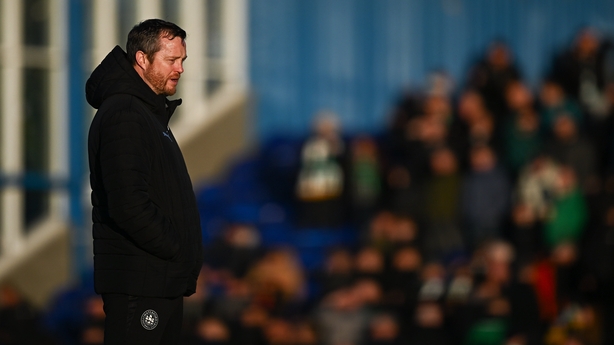 3 April 2026; Waterford manager Jon Daly before the SSE Airtricity Men's Premier Division match between Waterford and Shamrock Rovers at the RSC in Waterford. Photo by Seb Daly/Sportsfile