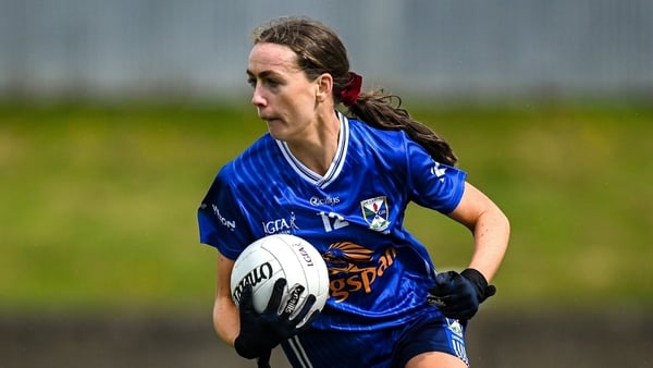 13 April 2025; Catherine Dolan of Cavan during the Lidl Ladies National Football League Division 3 final match between Cavan and Wexford at Integral GAA Grounds in Drogheda, Louth. Photo by Shauna Clinton/Sportsfile