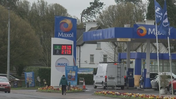 Fuel prices in Dublin