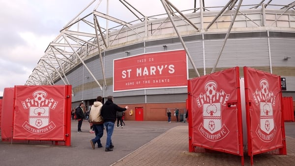 General view outside the stadium prior to the Emirates FA Cup Quarter Final match between Southampton and Arsenal at St Mary's Stadium on April 04, 2026 in Southampton