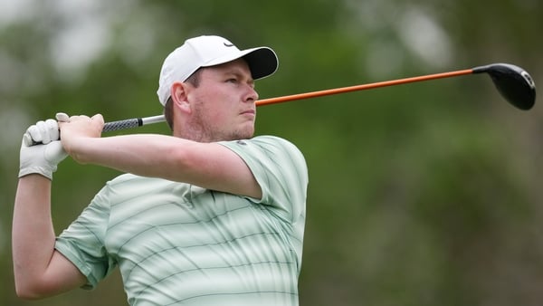 Robert MacIntyre of Scotland plays his shot from the fourth tee during the third round of the Valero Texas Open 2026 at TPC San Antonio on April 04, 2026 in San Antonio, Texas.