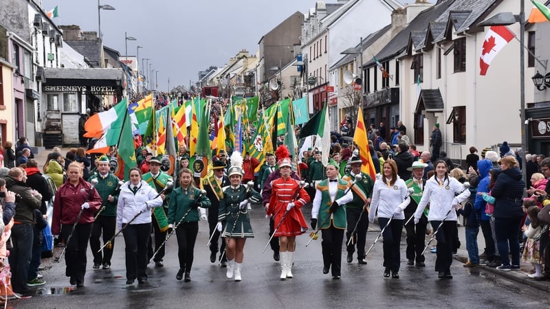 Bands march in Donegal