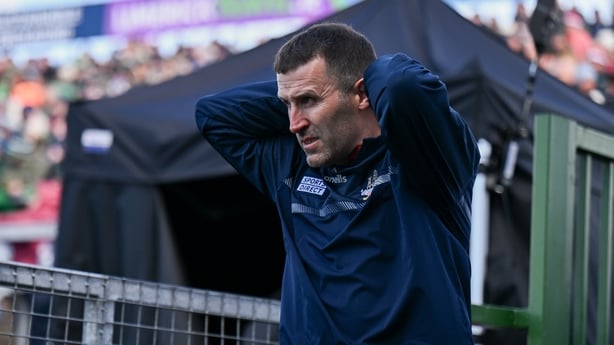 5 April 2026; Cork manager Ben O'Connor before the Allianz Hurling League Division 1A final match between Limerick and Cork at TUS Gaelic Grounds in Limerick. Photo by Ben McShane/Sportsfile