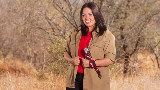 Scarlett Moffatt on the set of I'm a Celebrity... South Africa