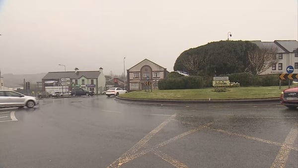 a view of the roundabout at station road in letterkenny, co donegal