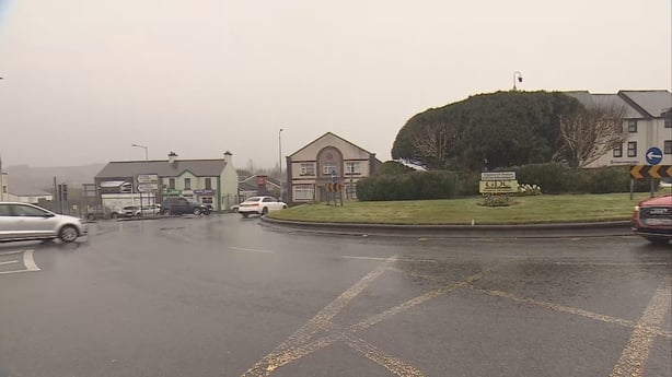 a view of the roundabout at station road in letterkenny, co donegal