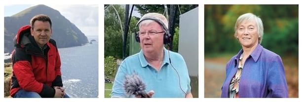 MGW Team: Derek Mooney, Terry Flanagan, Eanna ni Lamhna