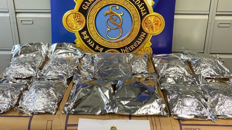Drugs seized in Operation Tara on a table