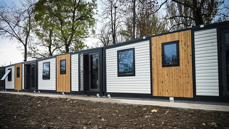 construction of modular houses for housing