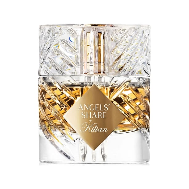 A bottle of Angels Share perfume