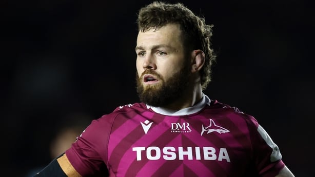 LONDON, ENGLAND - APRIL 04: Luke Cowan-Dickie of Sale Sharks during the Investec Champions Cup match between Harlequins and Sale Sharks at The Stoop on April 04, 2026 in London, England. (Photo by Eddie Keogh/Getty Images)